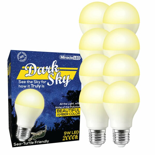 Miracle Led Dark Sky 9W LED Lightbulbs, 8PK 603574